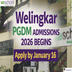 Welingkar Mumbai PGDM Phase 1 Admission 2026 Begins @welingkar.org; Apply by January 16